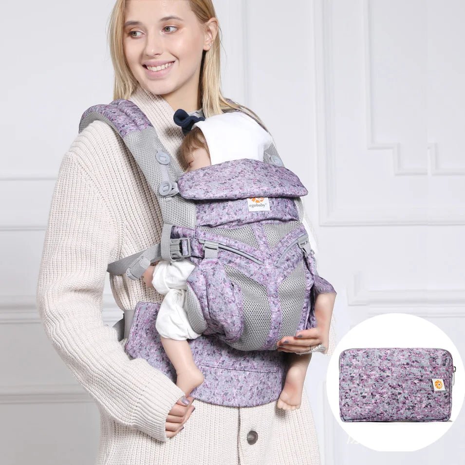 Porte Bébé - BreathBabyBag™ - Mauve Lavande - Editionbébé