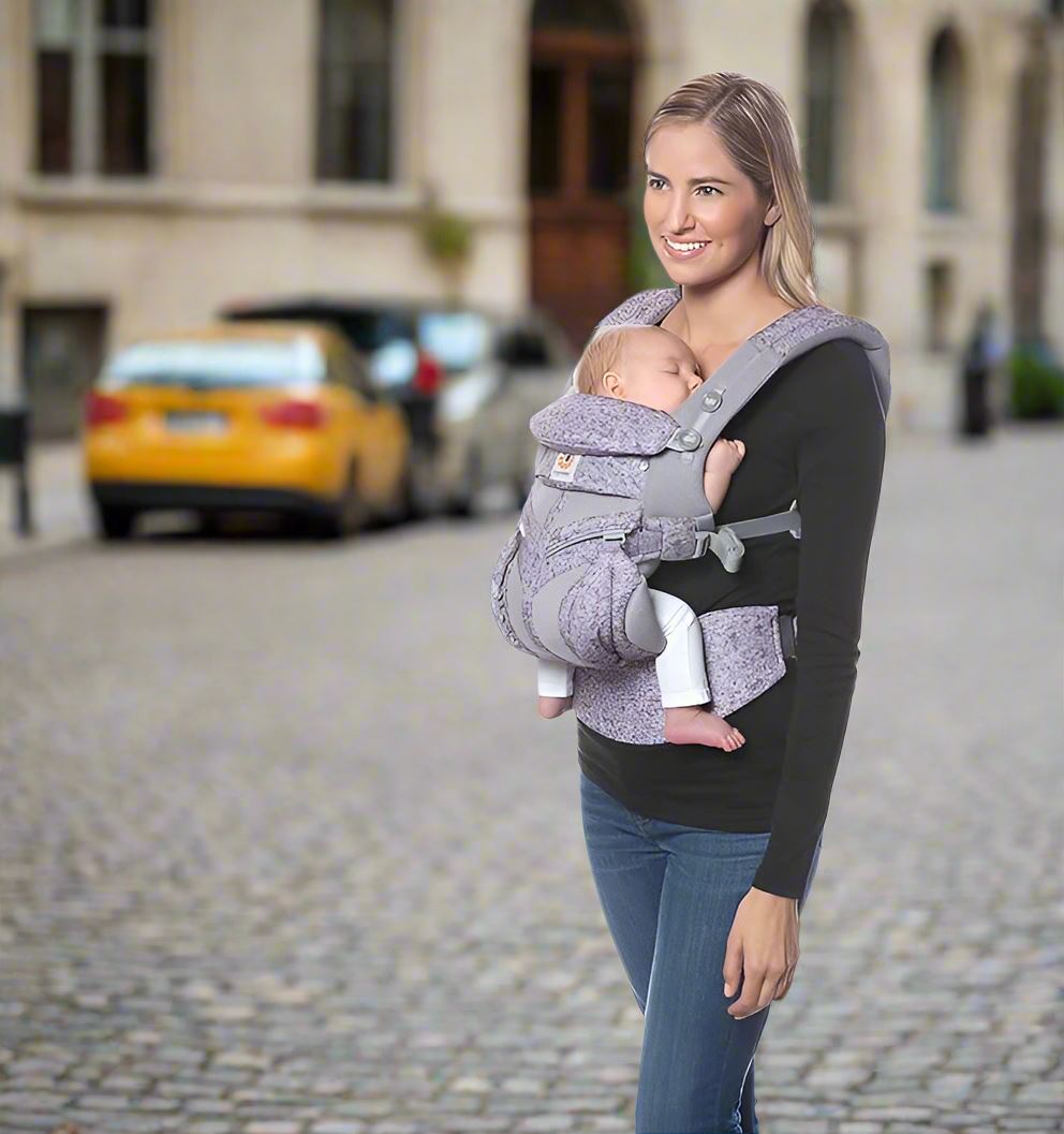 Porte Bébé - BreathBabyBag™ - Mauve Lavande - Editionbébé