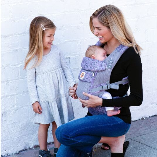 Porte Bébé - BreathBabyBag™ - Mauve Lavande - Editionbébé