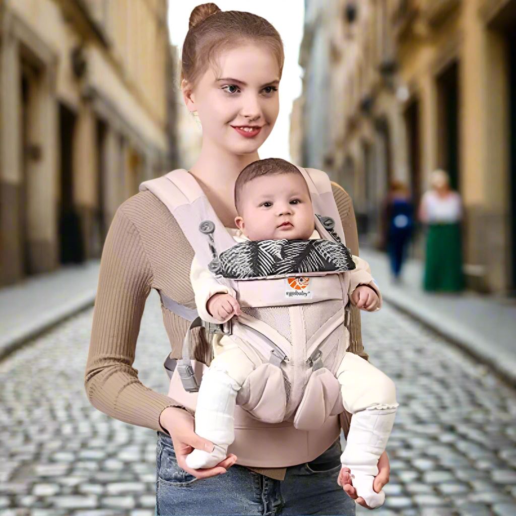 Porte Bébé - BreathBabyBag™ - Rose Maille - Editionbébé