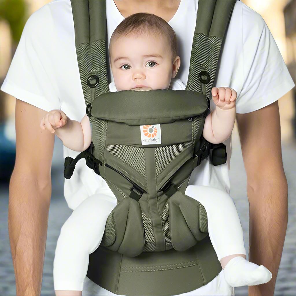 Porte Bébé - BreathBabyBag™ - Vert Olive - Editionbébé